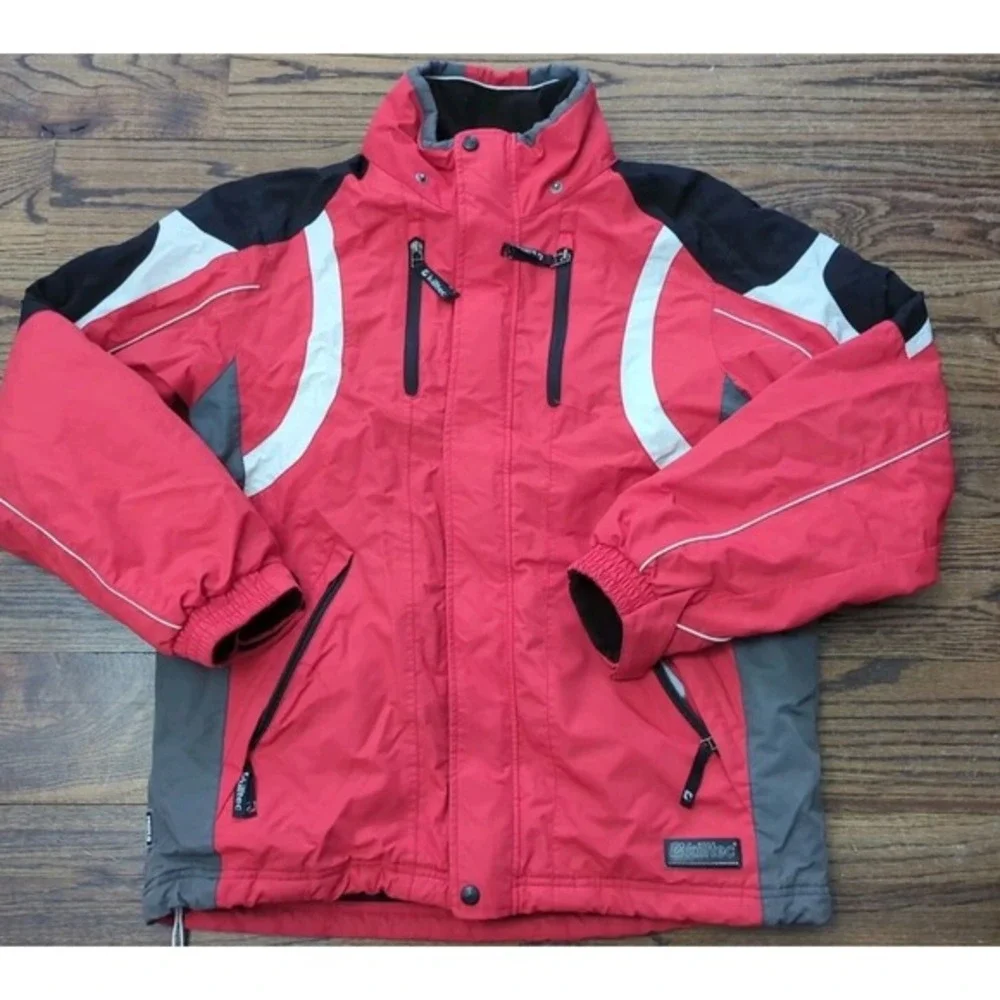 Killtec Red‎ Ski Snowboard Jacket 3000gm Lv 3 Wind/Waterproof Men's Sz M No Hood